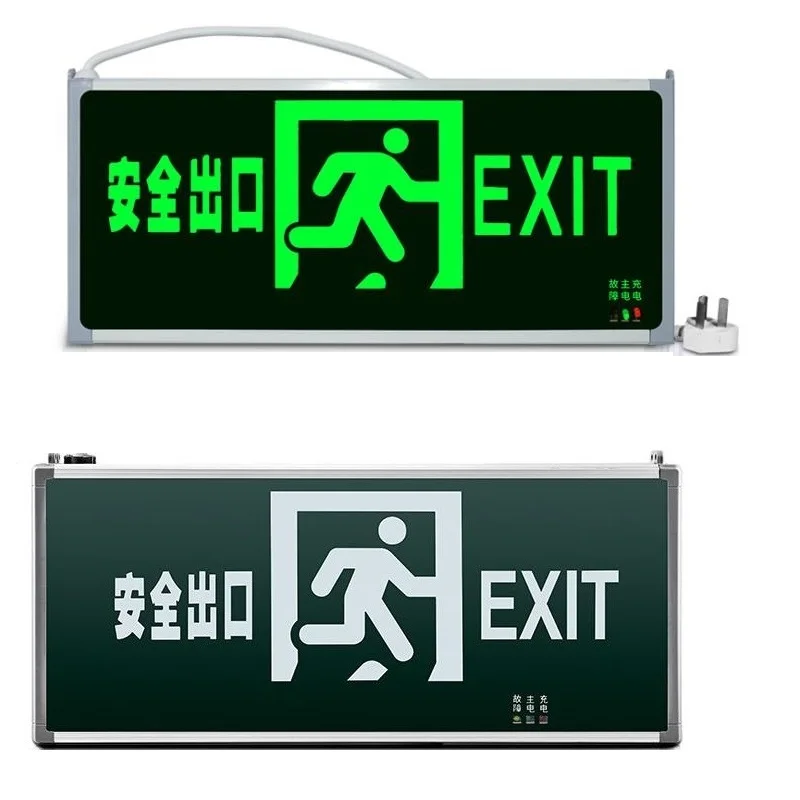 Plug-in Electric Style Corridor Fire Fire Emergency LED LED dióda vývozný vývoz indikátor Opis