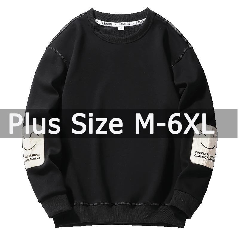 Plus veľkosti mužov Mikiny pulvovery streetwear Pánske odevy veľkého veľkosti 4xl/5xl/6xl nadmerne nadmerné ulice Harajuku Streetwear pre 50-120 kg