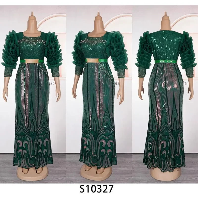 Plus veľkosť afrických večierkov Svadobné šaty pre ženy 2025 Nový Dashiki Ankara Event Gown Elegant Turecko Outfit Outfit Africa oblečenie
