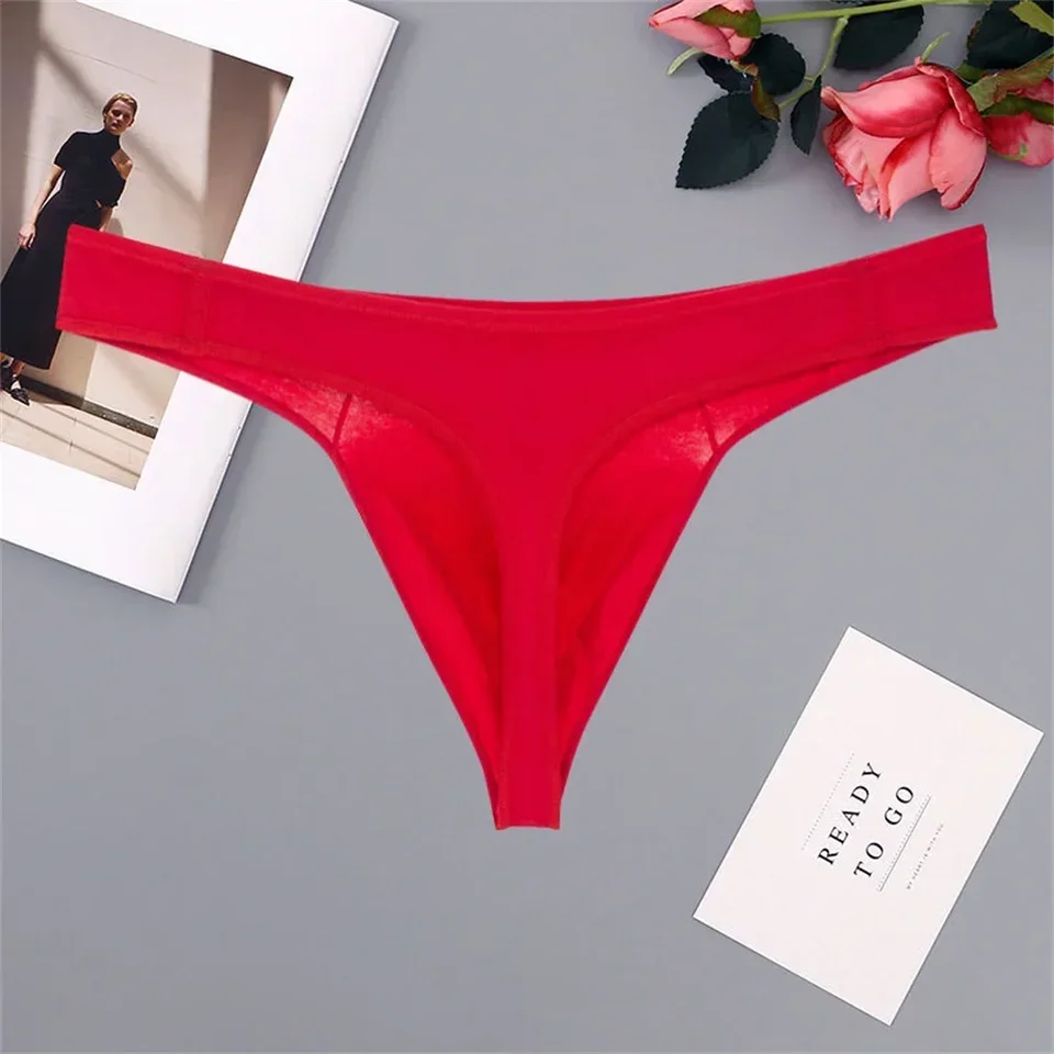 Plus veľkosť m-3xl gay spodná bielizeň penis Penis Penis Men Režiséry a g struny Muž Cotton T-Back nohavičky Fitness Sports Lingerie