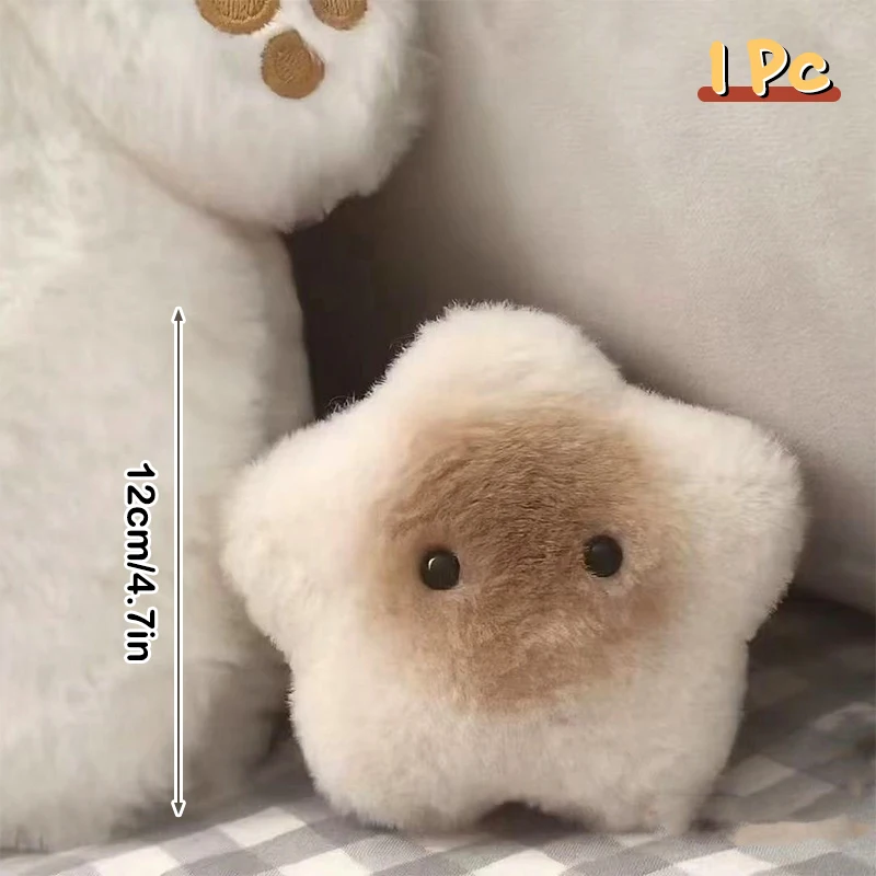Plyšová hviezda prívesok na keychain Doll DIY mobilný telefón Kľúčenicu prívesok Prívesok