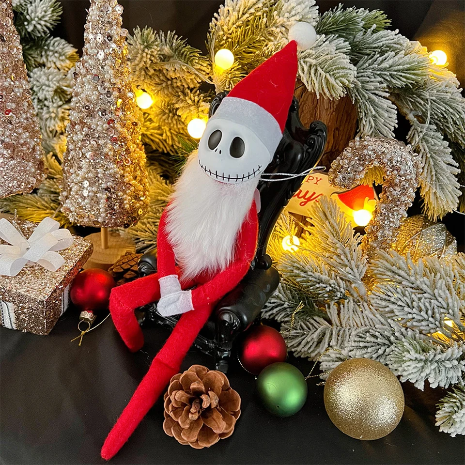 Plyšový halloween ornament plnený vianočná dekorácia ručne vyrobený plyšový elf bábika vtipná monštrum dekorácia na Halloween Vianoce