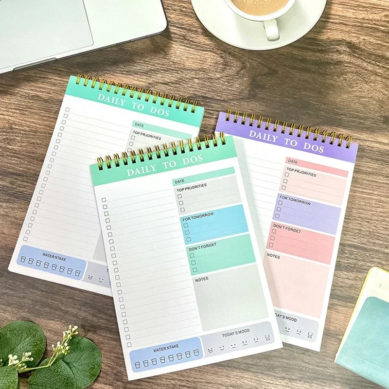 Plánovač notebook Plánovanie plánovania dvojitých časopisov pre notebooky pre zoznamy