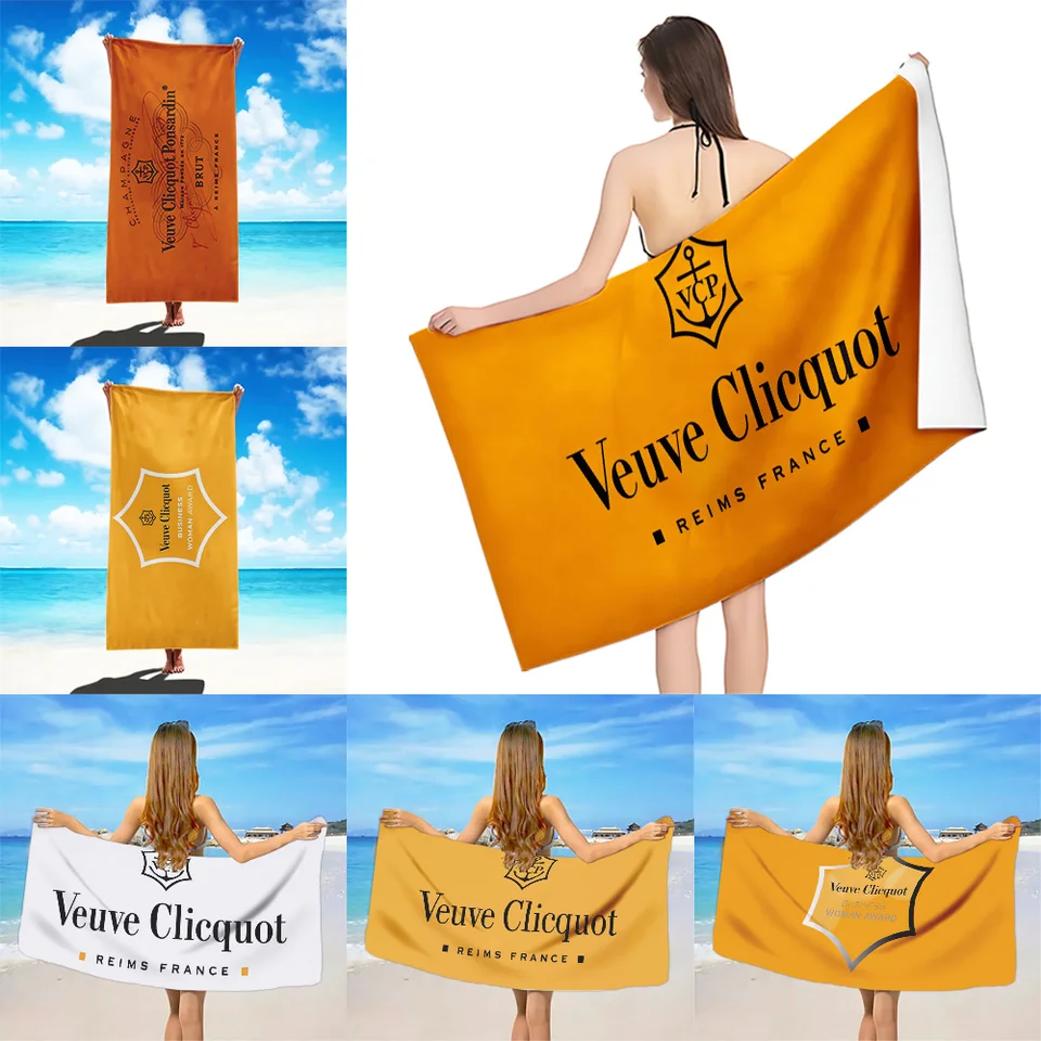 Plážový uterák V-Venezuelas V-V-VEUVE MICRIFIBLA PIESE ZADARMO RÝCHLE CLICQUOT SUCHNÉ SLKOVANÉ PSYPOREPOPRIPORAPORE BAZELA DARČE