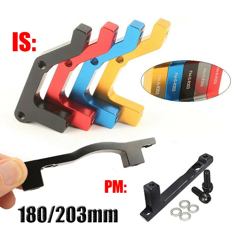 PM/IS Adaptér na bicykel bŕzd 180 mm 203 mm bicykel Rotor Adaptér Road Mountain Bicykel Disk Brzdenie Prevodník