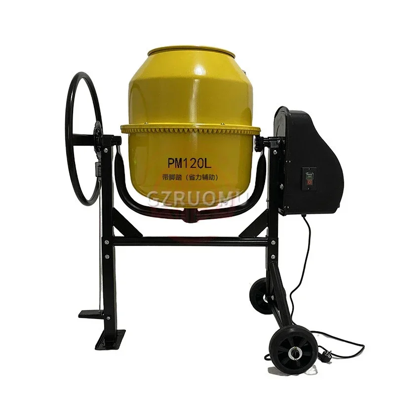 PM120L Elektrický betónový mixér Multifunkčný vertikálny cement Construction Mixer Krs