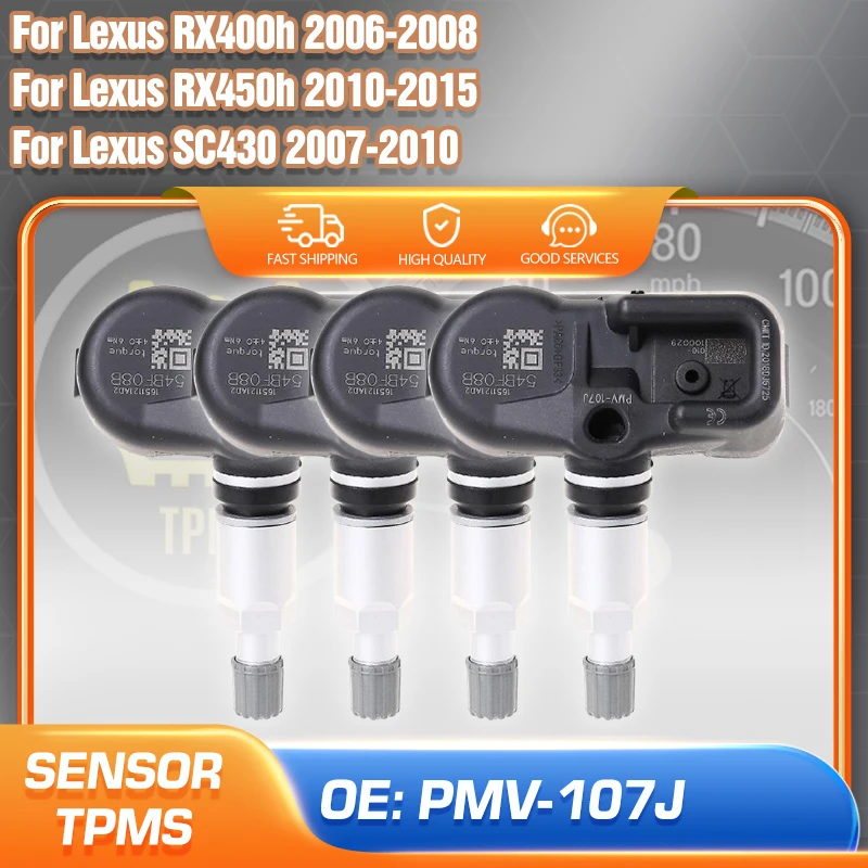 PMV-107J Senzor tlaku v pneumatikách TPM pre TPM pre Lexus RX400H 2006 2007 2008 Lexus RX450H 2010-2015 Lexus SC430 2007 2008 2009 2010