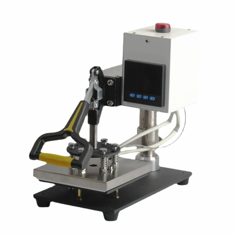 Pneumatický manuálny digitálny displej prenosu tepla 150*150 mm tepelný stlačte Swing Away Prenos tlačiareň pre DIY tričko