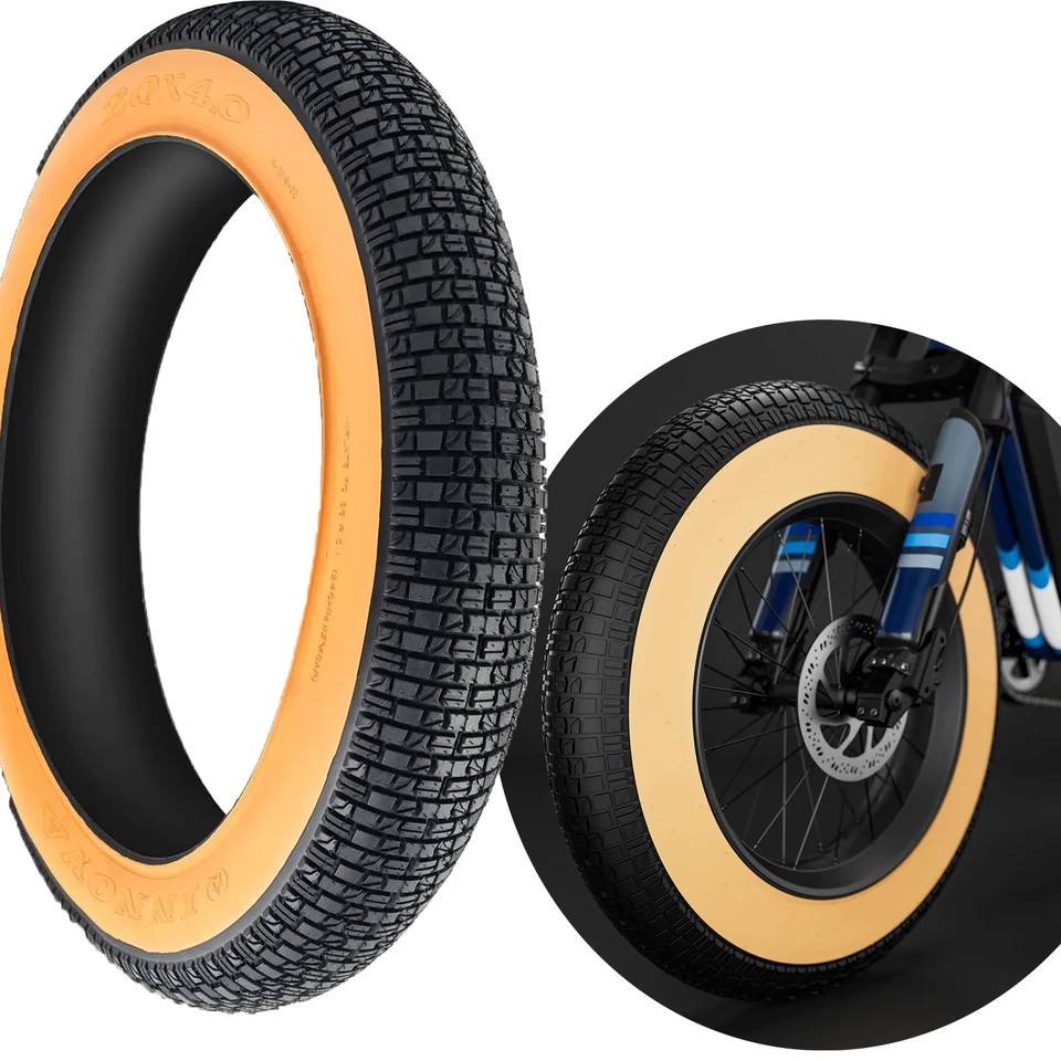 Pneumatika hnedého bicykla 110/90-16 Motocyklová tuková pneumatika 20x4.0 