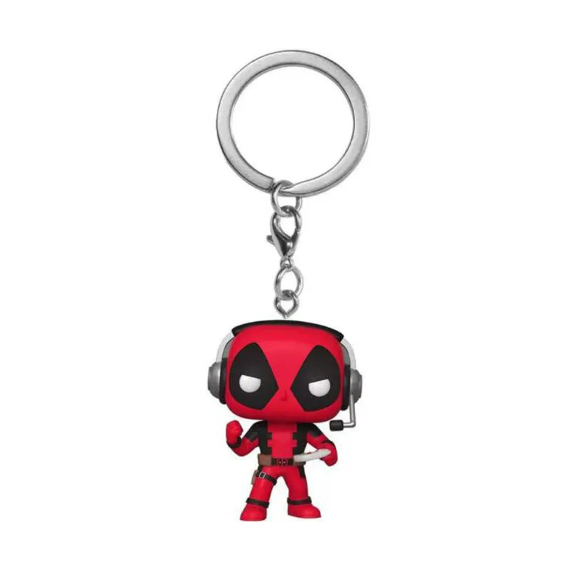 Pocket Keychain Deadpool Gamer Gamestop Vinyl Action figure Collection Collection Model Doll Gift