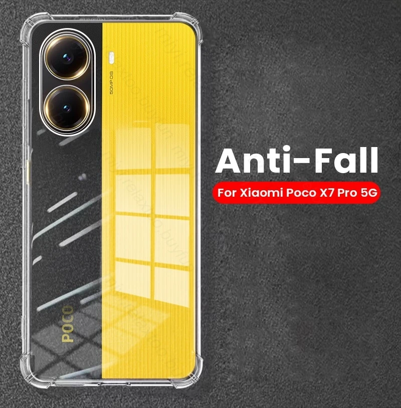 Pocox7pro Clear Silikone Soft Cash
