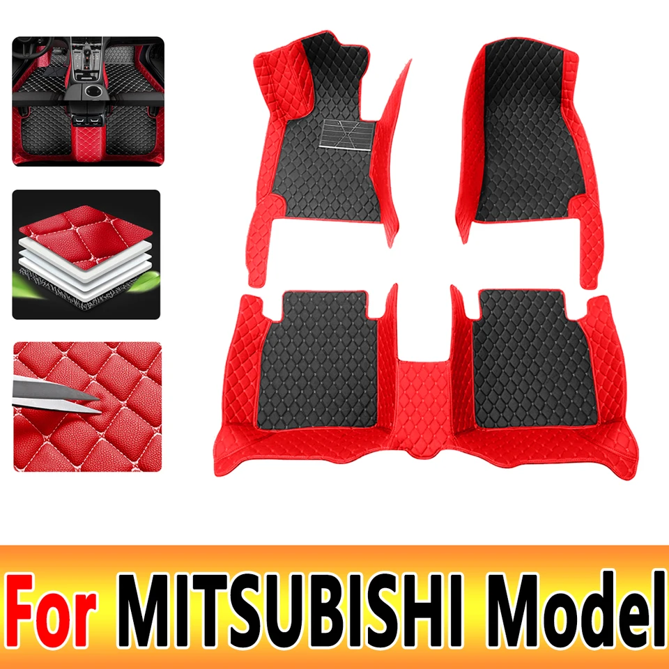Podlaha automobilov pre Mitsubishi ASX 308 Eclipse Cross Grandis Montero Sport Lancer Evo Auto príslušenstvo 2022 2023