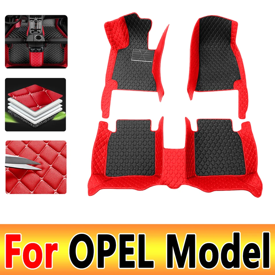 Podlaha automobilov pre Opel Aatara H Astra Mocha Omega Grandland X Corsa D Cascada Adam Insignia Auto Príslušenstvo 2022 2023