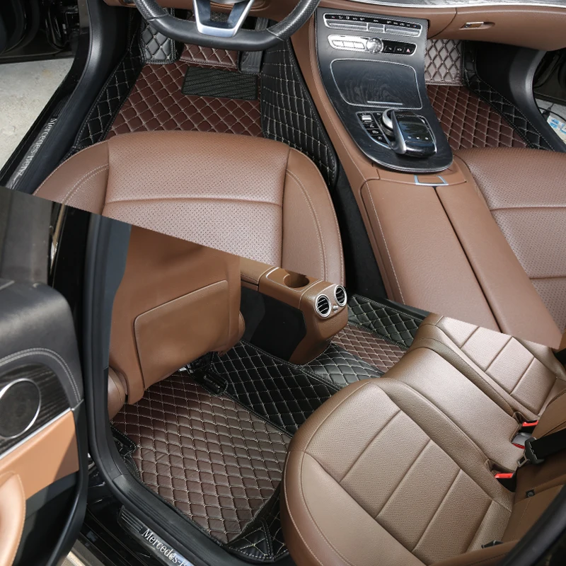 Podlahová podlaha pre BMW F31 2011 2012 2013 2014 2015 2016 2017 kožená diamantová žena kobercové podložky automobilové podložky Interiérové ​​koberce Príslušenstvo