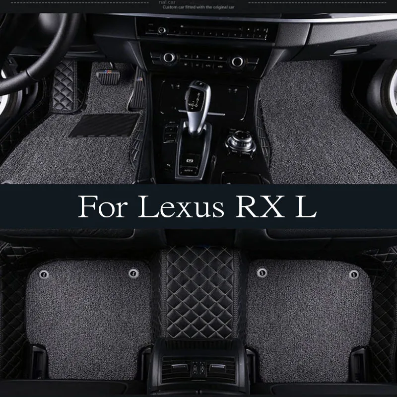 Podlahová podlaha pre lexus rx L 450H 350 AL20 200T F Sport 2016 ~ 2022 Časti nohy TPE Liner Carpet Pad Vlastný krycí koberec koberec kmeň kmeň