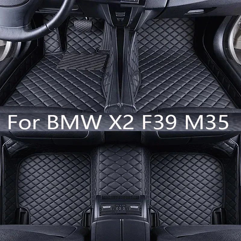 Podlahová podlahová podlaha pre BMW X2 F39 M35I 2018 ~ 2023 2019 diely Špeciálna noha TPE Interiérový vložka Koberec Cyt Cover Cover Doplnky kobercov