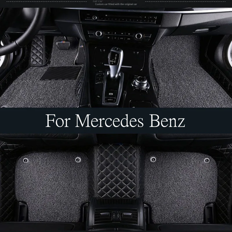 Podlahová podlahová podlahová podložka pre Mercedes Benz GLA x156 200 180 250 2014 ~ 2020 Koberec TPE Vodotesný kryt Pulz Ttrunk Mat Rug Mat Rat Mat