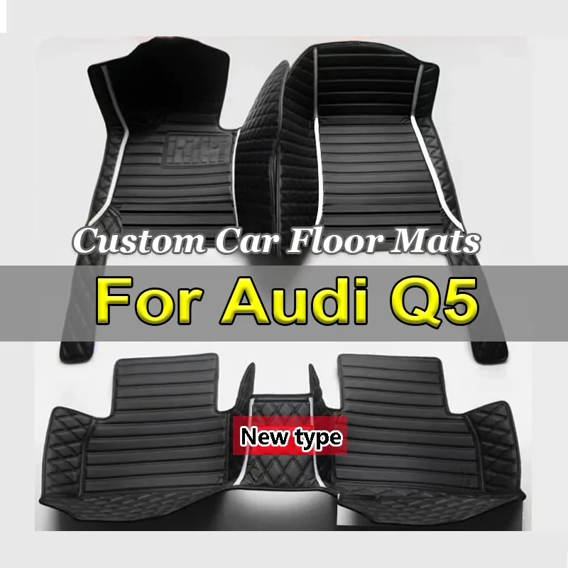 Podlahové podlahy pre Audi Q5 2009 2010 2010 2012 2013 2014 2015 2016 2017 2017 Custom Auto Foot Pads Cover Cover Interior Accessories