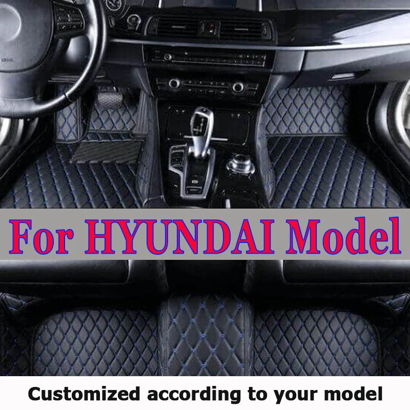 Podlahové podlahy pre hyundai kona rio tucson santa 5Seat Santa fe veracruz Valoster Genesis Gv80 H1 Grand Starex Car Accessories