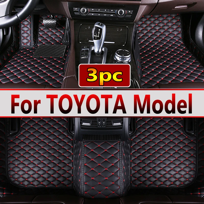 Podlahové podlahy pre Toyota Hiace 2Seat Voxy Venza Innova MR2 Revo Rush Celica Raize LJ-73 Wigo Yaris L príslušenstvo automobilu 2022 2023