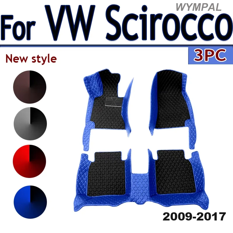 Podlahové podlahy pre Volkswagen VW Scirocco 2009 2010 2012 2012 2013 2014 2015 2016 2016
