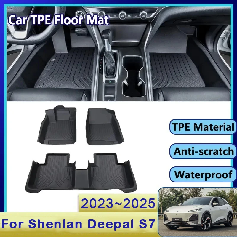 Podlahové rohože pre auto pre Shenlan Deepal S7 2023 2024 2025