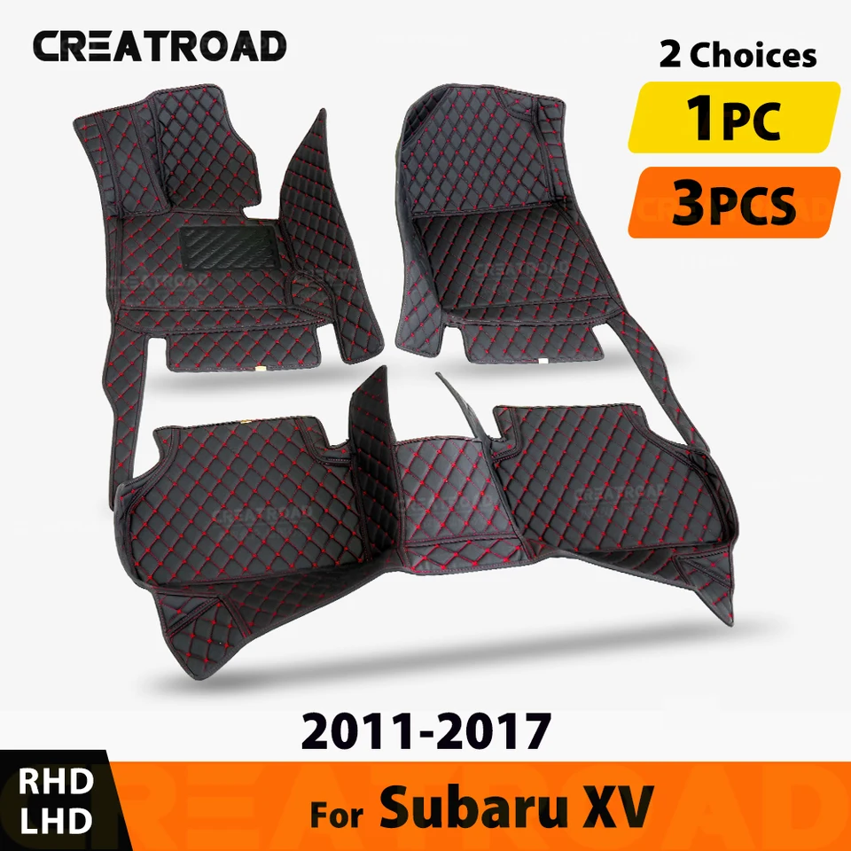 Podlahové rohože pre auto pre Subaru XV 2011-2017 2016 2015 2014 2013 2012
