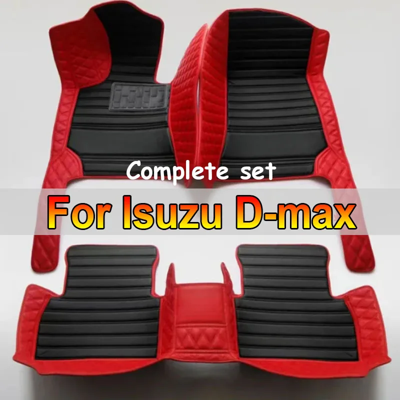 Podlahové rohože pre autá pre Isuzu D-Max Dmax D max 2022 2021 koberce nožných podložiek Vlastné automatické príslušenstvo interiérové ​​pedále koberce vodotesné