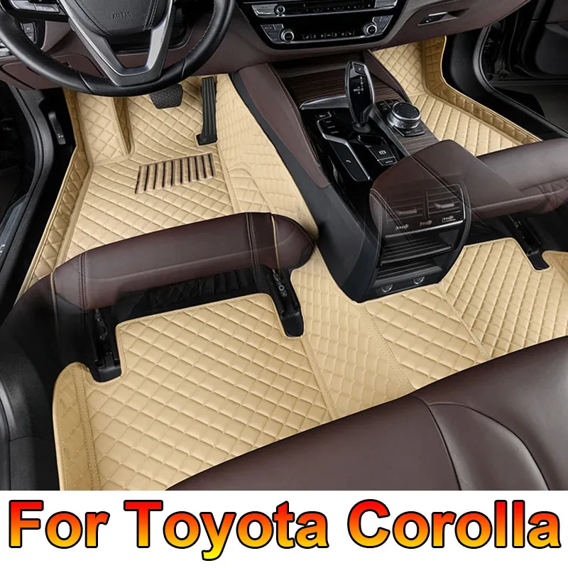 Podlahové rohože pre autá pre Toyota Corolla E210 210 2023 2022 2021 2020 2019 Automatické príslušenstvo Vlastné kryty vodotesné proti špinavým kobercami