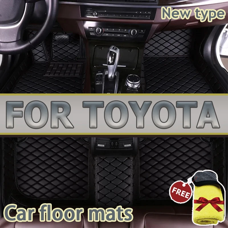 Podlahové rohože pre autá pre Toyota Rush Celica Raize LJ-73 Wigo yaris L aygo Sienta Verso Caldina Porte Blade Soarer Ist Car príslušenstvo