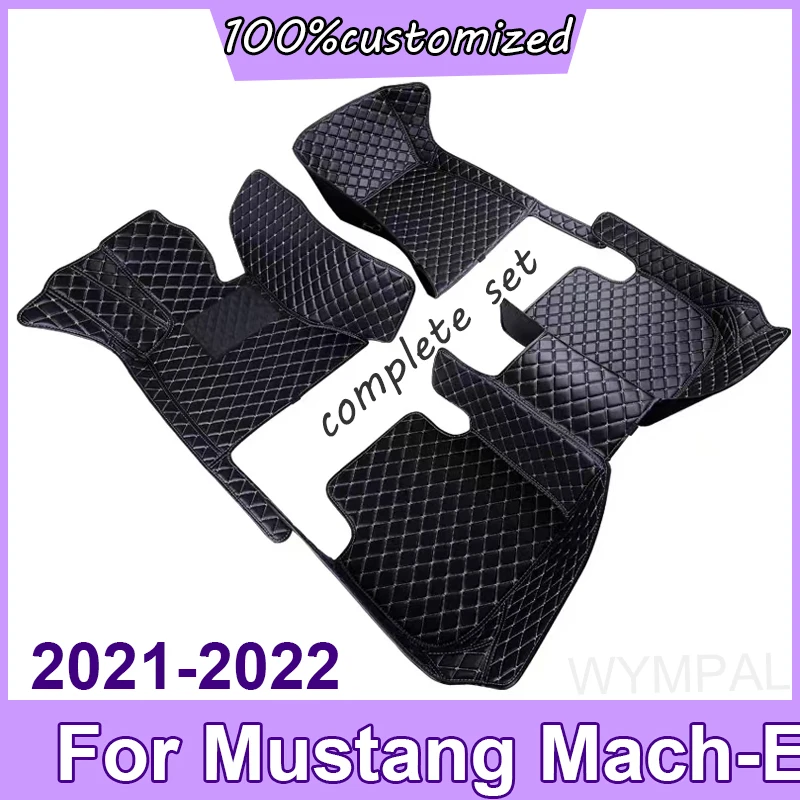 Podlahové rohože pre Ford Mustang Mach-E 2021 2022 Vlastné podložky na nohy