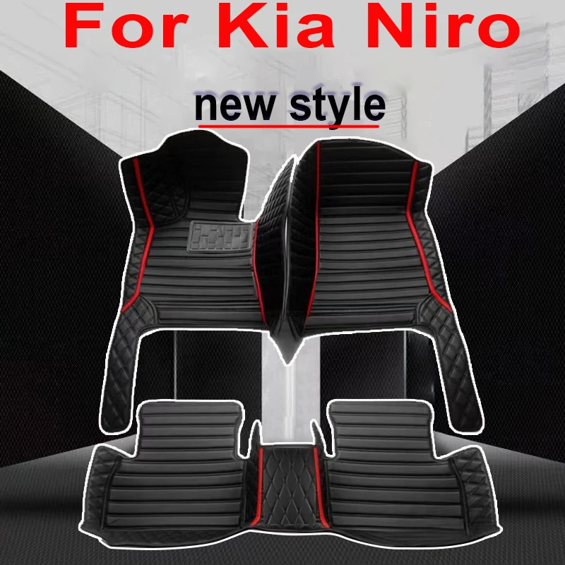 Podlahové rohože pre koberce pre Kia Niro SG2 2023 2024 2025 Vodotesná podložka kožená rohož MAD Cover Podlahy