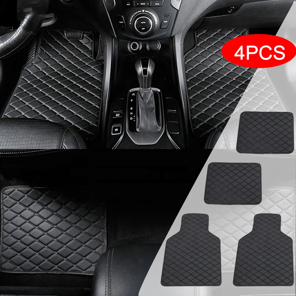 Podlahové rohože pre podlahy čierne pre Honda Accord City Crv Crz Elysion Fit Jade Jazz Insight Odyssey Pilot Vezel Full Set Universal Car Mats