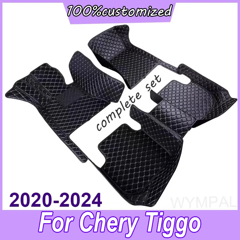 Podlahové rohože pre rohože pre Chery Tiggo 8 Pro 7 sedadlá 2022-2024