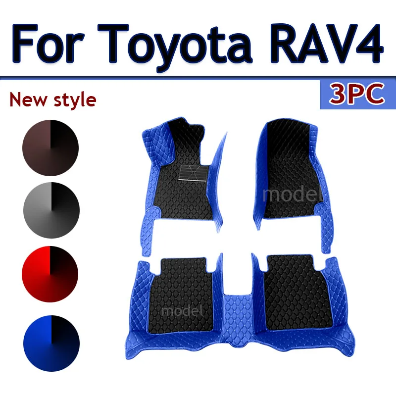 Podlahové rohože pre toyota Rav4 Vanguard XA30 2006 ~ 2012 Koberec Automatické trvanlivé koberce Luxusná kožená rohož Anti Dirt Pad Auto príslušenstva