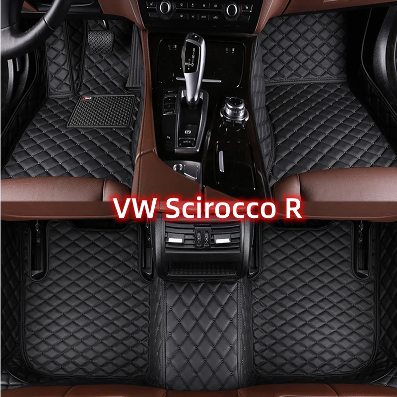 Podlahové rohože pre VW Scirocco R 3R 2009-2017 Dropshipping Center Interiérové ​​príslušenstvo