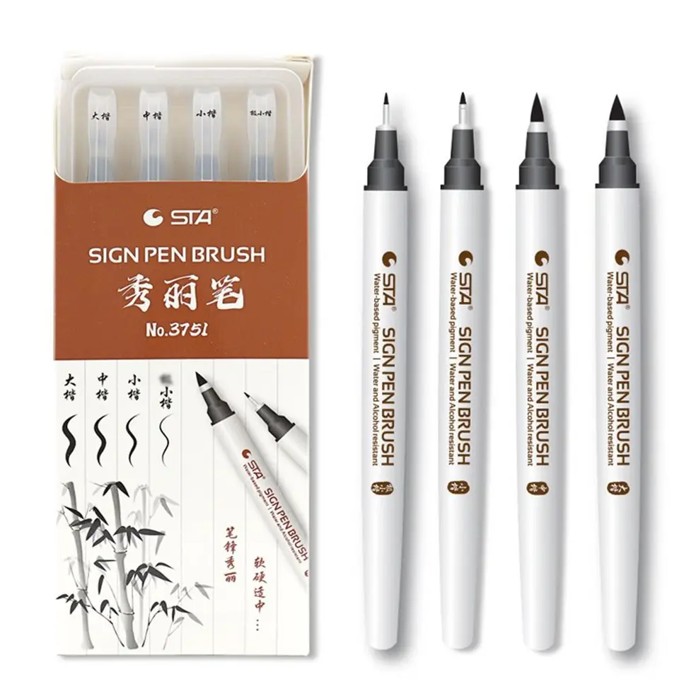 Podpisové perá maľovanie perá scenár písanie kefy kefka Calligrafia Practice Calligraphy Brushes Chinese Brushes