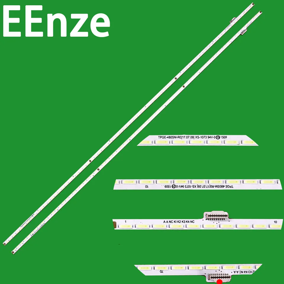 Podsvietenie LED pre TPGE-480SMA-R0 TPGE-480SMB-R0 48PUS7600/60 72LED 601 mm 6V