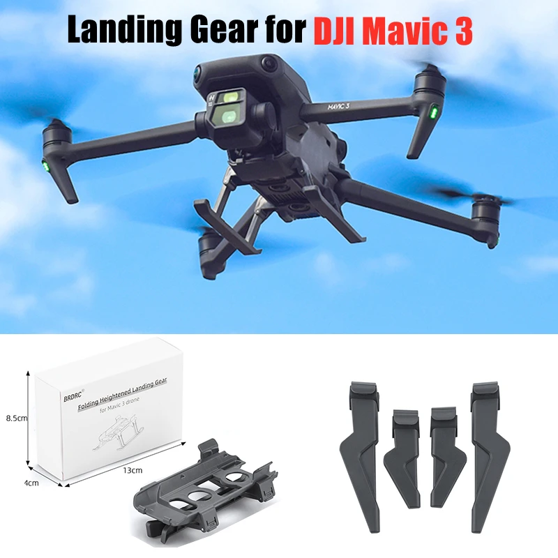 Podvozok pre DJi Mavic 3/3 Classic Dron Drone Extender Support Noha Gimbal Camera Protector Protector Leg Mavic 3 Príslušenstvo