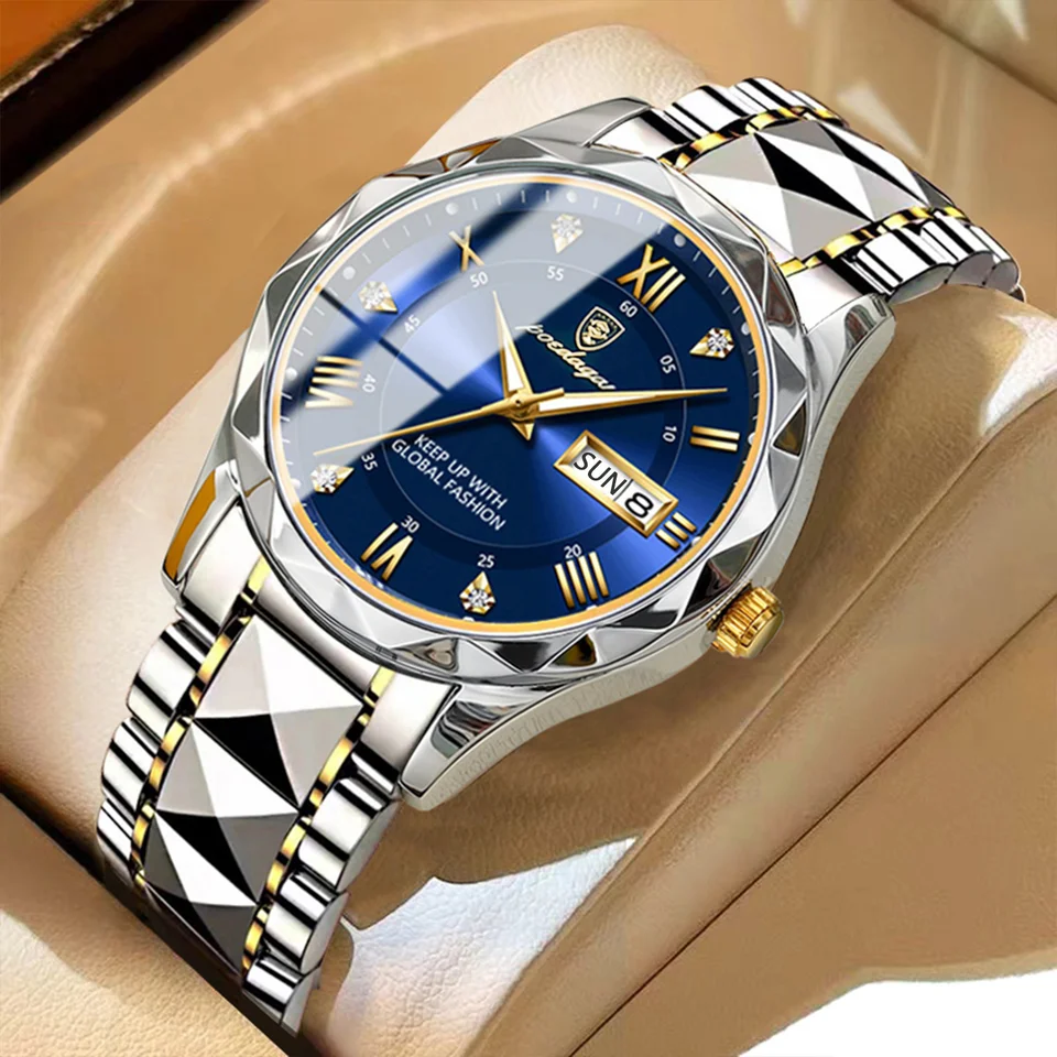 Poedagar Luxury Men hodinky Business Top Brand Muž náramky