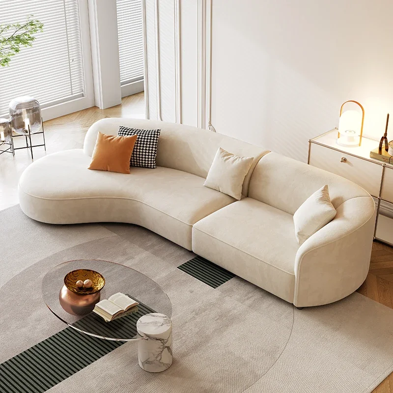 Pohodlná minimalistická obývacia izba Sofas Moderný európsky pár taliansky luxusný obývacia izba pohovka Romantický funky Divano nábytok