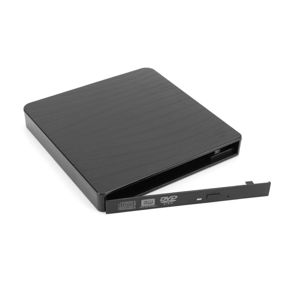 Pohony krytu USB 3.0/Typ-C s dvojitým napájacím káblom External DVD Puzdro pre prenosné prenosné počítače pre stolné počítače prenosné počítače