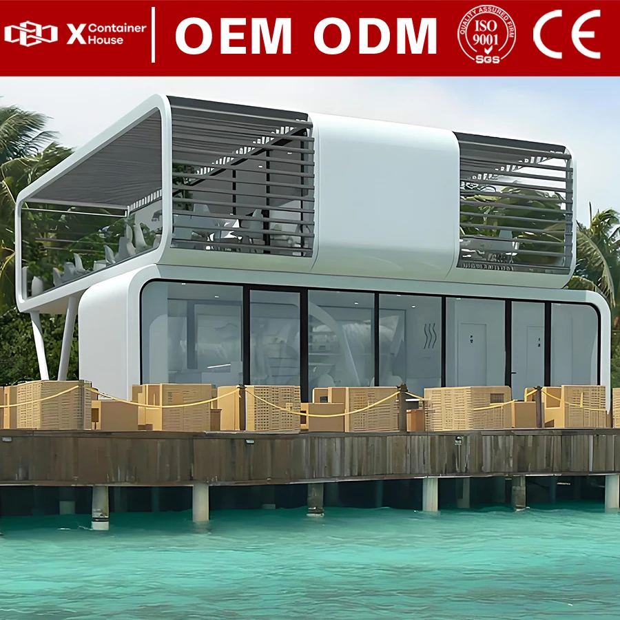 Pohyblivé domové kapsuly Vonkajšie prefabusty Drobný dom mobilný dom Drobné domy pre bývanie 2 spálňové prefabrikované bývanie pre Fab Homes