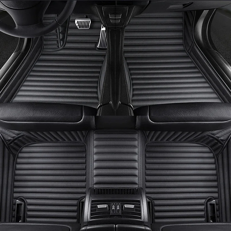 Pohľad na vlastný pruh nappa koža 5D podlahové rohože pre haval f7x 2019-2023 H6 2017-2023 H9 Jolion 2021 22