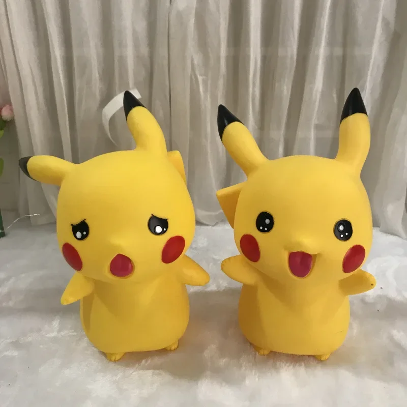 Pokemon Cartoon Model Toy Pikachu šetrí hrniec roztomilý akčná postava Deti Piggy Bank Shatter-rezistentný Kawaii veľkú veľkosť peňazí