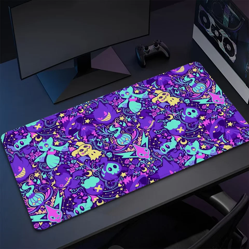 Pokemon Gaming Mouse Pad Veľký myš na myš na myš Mouse koberec koberec PC Karbinet doplnky stolové stolové rohože Klávesnica rohože xxl mause koberec