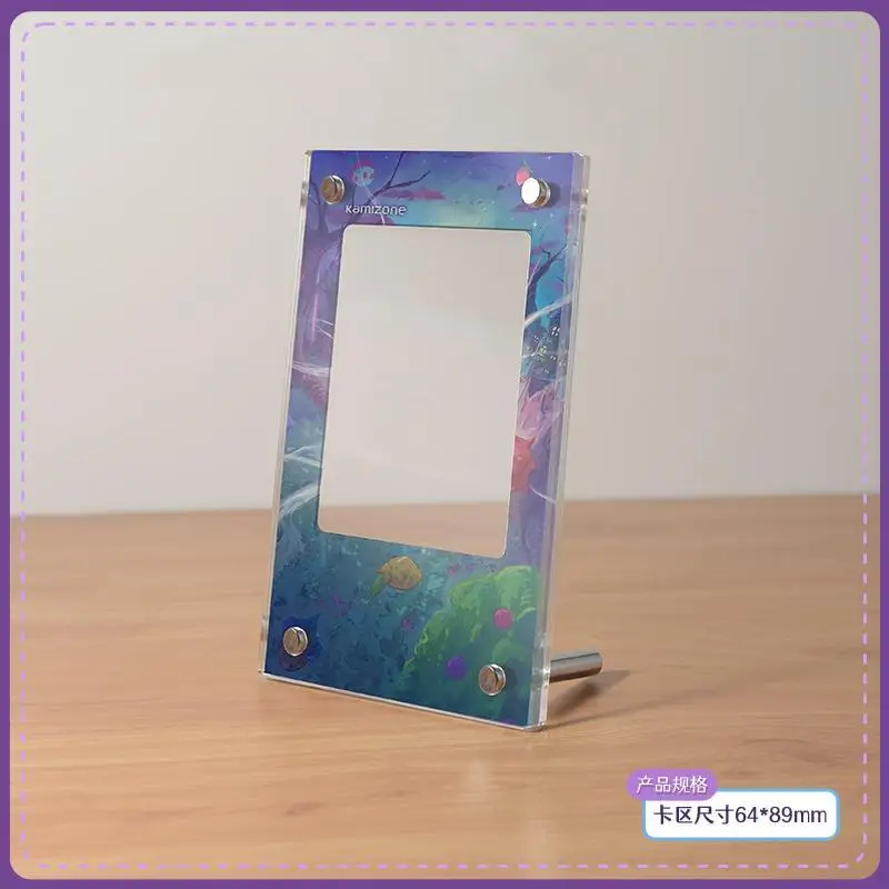 Pokemon ptcg gengar vmax malé foto rámu anime znaky rozšírené maľba akrylová karta tehly