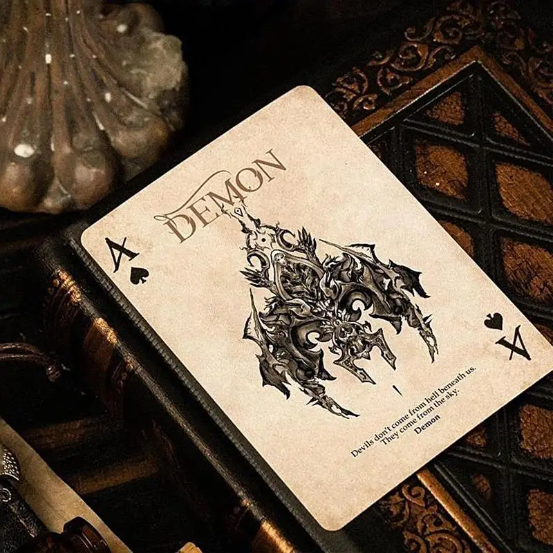 Poker Game Deck Creative Exquisite Devil's Eye Funny poker karty stolová hra Unikátny jasný vzor pokerový balíček hracie karty