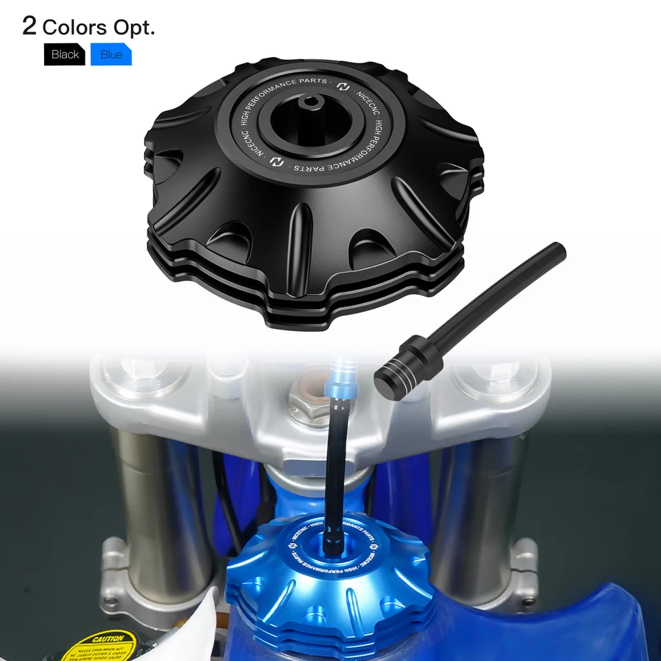 Pokrytie krytu s benzínovým palivom z benzínu motokrosového plynového paliva a odvzdušňovaním pre Yamaha WR 250F 250FX 450F YZ 85 125 125x 250F 250x 450 F YZ85 2002-2021