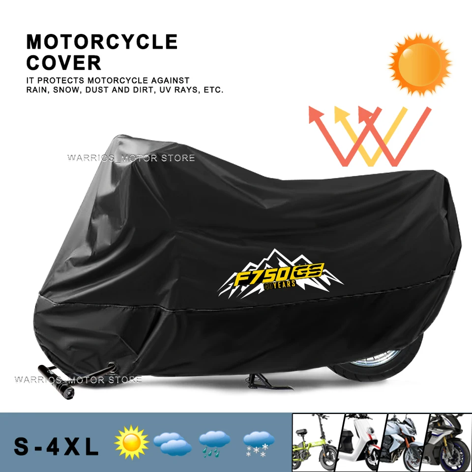Pokrytie motocykla Outdoor Dažďový prach odolný voči UV ochrancom pre BMW F750GS